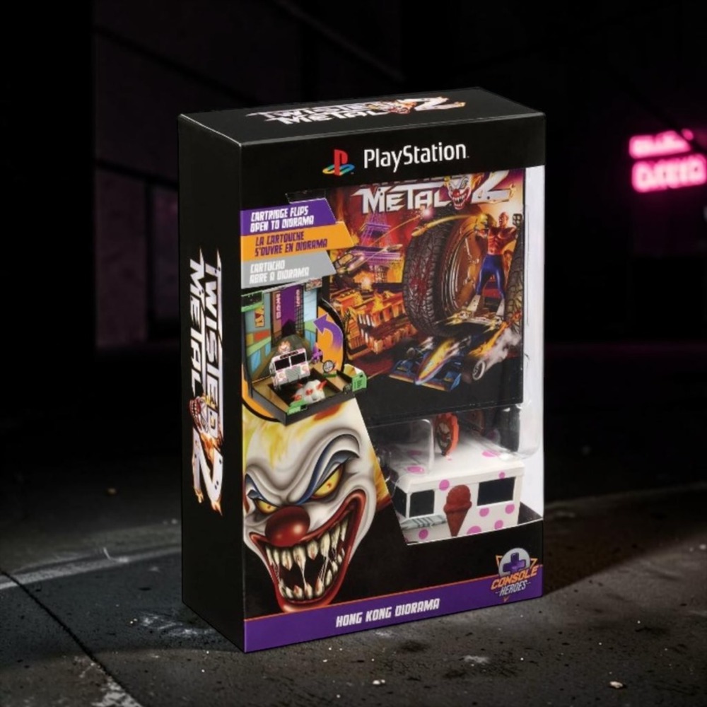 Twisted Metal 2 Console Heroes Hong Kong Diorama PlayStation Sweet Tooth Figure